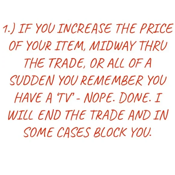 TRADE RULES PLEASE READ - Picture 2 of 16